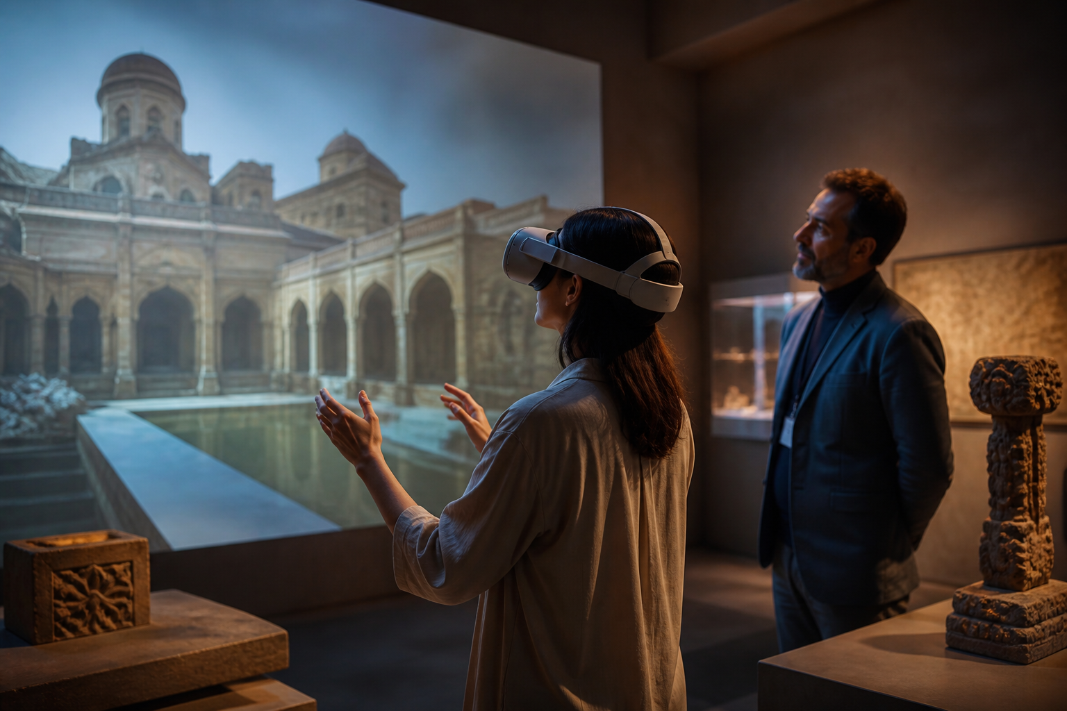Immersive heritage storytelling experience